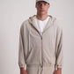 Light Gray קפוצ'ון לגברים Classic Zipper - Sc THIRTY DEGREES