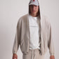 Light Gray קפוצ'ון לגברים Classic Zipper - Sc THIRTY DEGREES