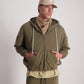 Light Gray קפוצ'ון לגברים Classic Zipper - Sc THIRTY DEGREES