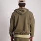 Light Gray קפוצ'ון לגברים Classic Zipper - Sc THIRTY DEGREES