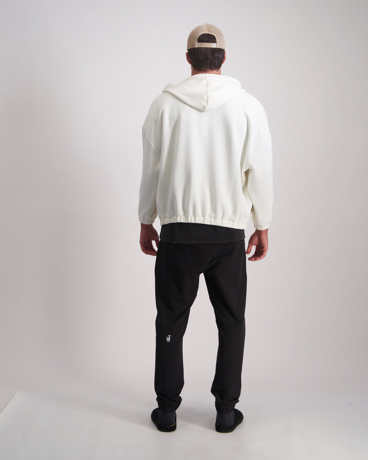 Gray קפוצ'ון לגברים Classic Zipper - Sc THIRTY DEGREES