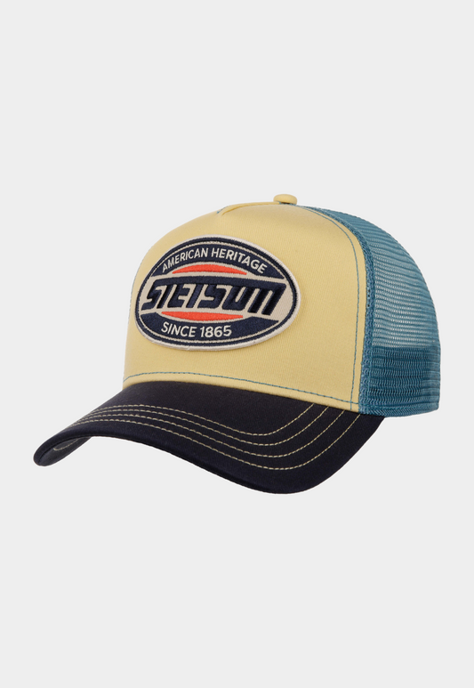 Lavender כובע מצחיה לגברים / נשים Trucker American Heritage Logo STETSON‎