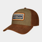 Lavender כובע מצחיה לגברים / נשים Retro Stripes Leather STETSON‎