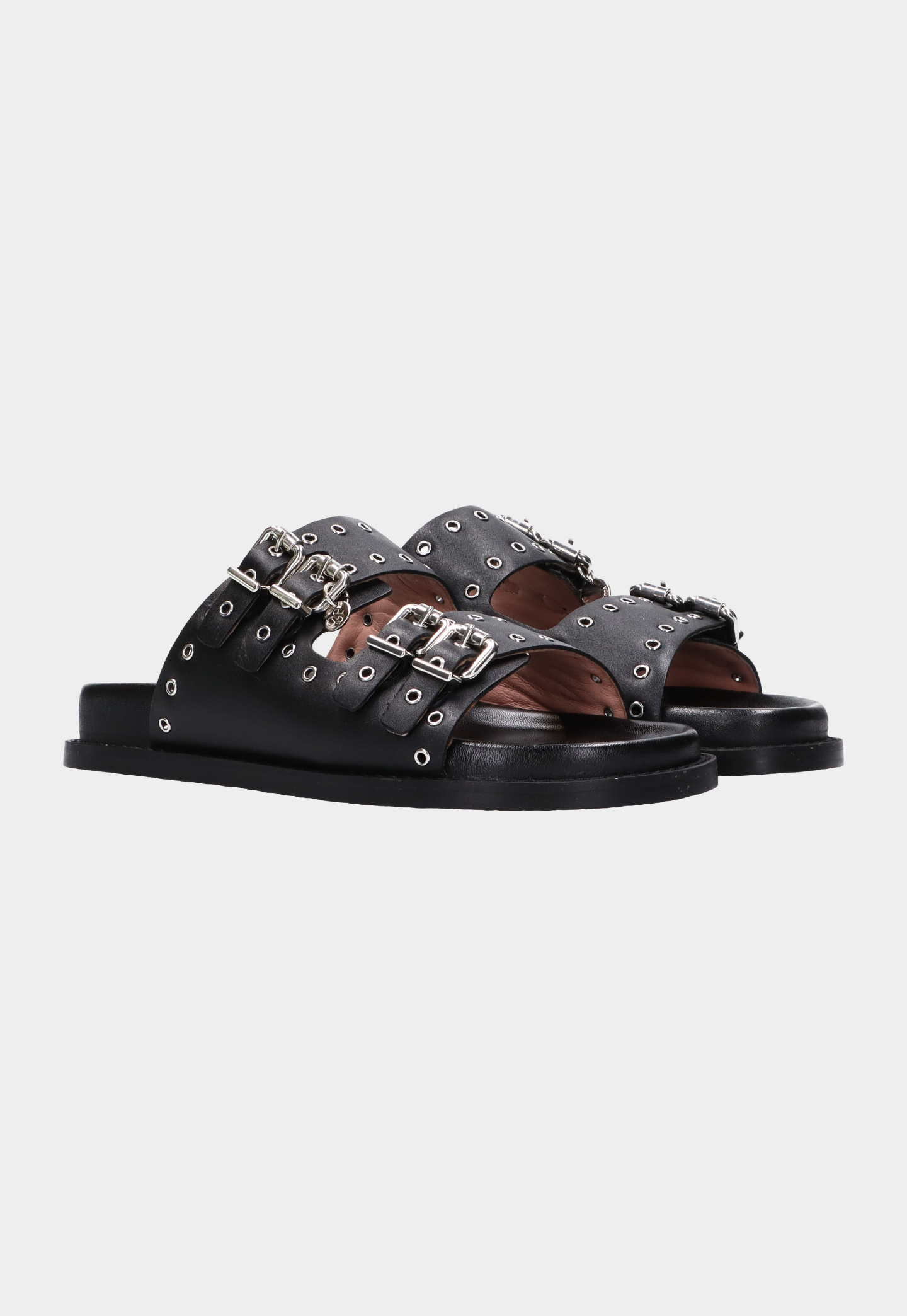 Lavender כפכפי עור לנשים עם אבזמים Flora SCOTCH & SODA