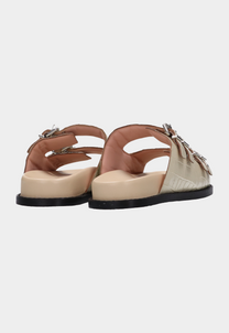 Lavender כפכפי עור לנשים עם אבזמים Flora SCOTCH & SODA