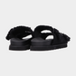Black כפכפי נשים עם אבזמים Zale SCOTCH & SODA
