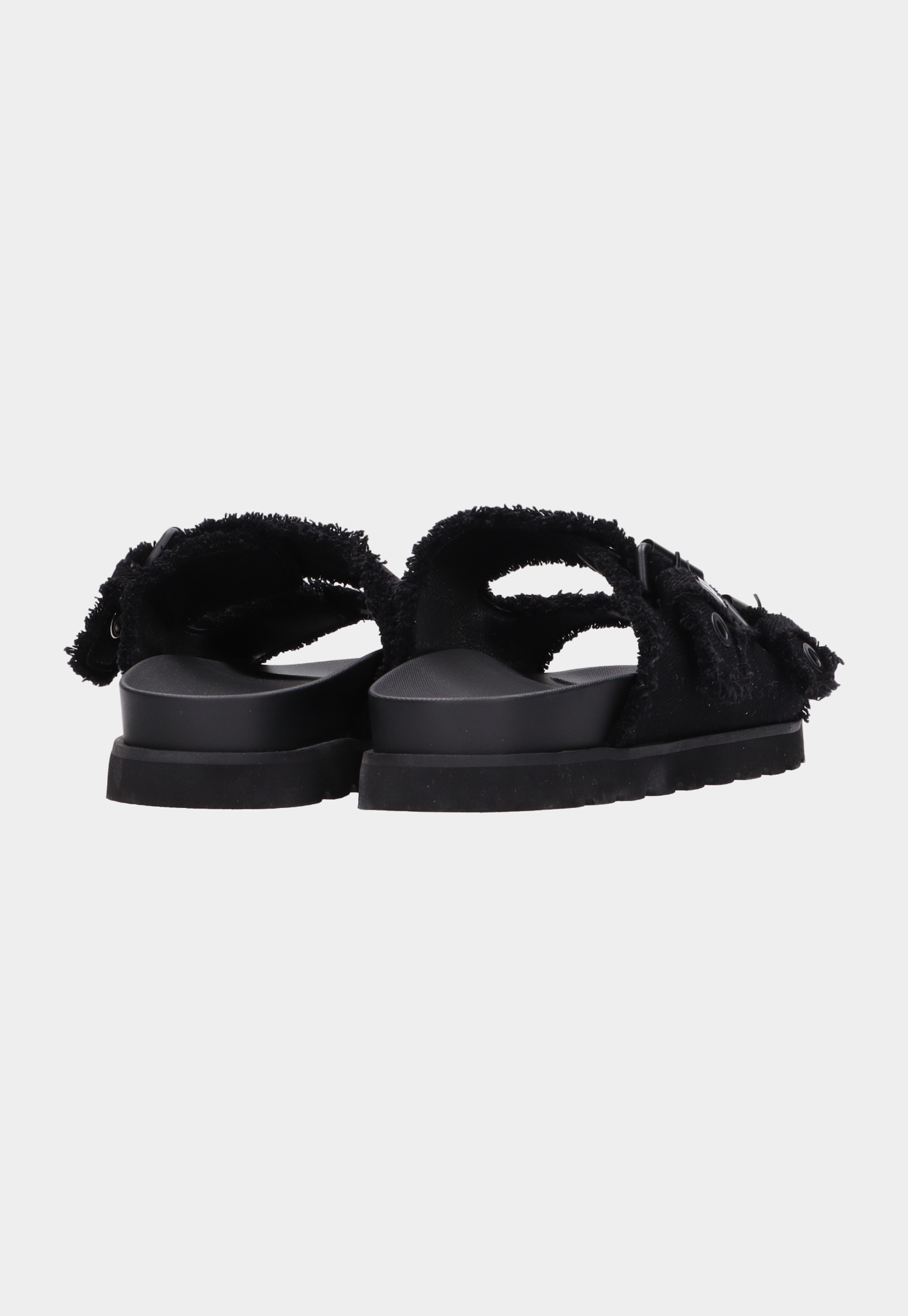 Black כפכפי נשים עם אבזמים Zale SCOTCH & SODA