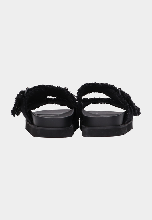 Black כפכפי נשים עם אבזמים Zale SCOTCH & SODA
