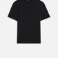 Black טי שירט קצרה לגברים Lyocell SEVEN FOR ALL MANKIND