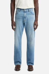 White Smoke ג׳ינס ארוך לגברים Modern Straight Formentera – Straight Fit SEVEN FOR ALL MANKIND