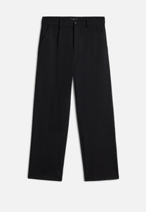 Black מכנסיים ארוכים לגברים Pleated Trouser SEVEN FOR ALL MANKIND