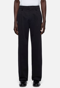 Black מכנסיים ארוכים לגברים Pleated Trouser SEVEN FOR ALL MANKIND