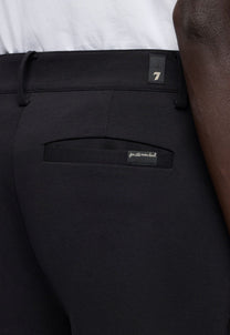 Black מכנסיים ארוכים לגברים Pleated Trouser SEVEN FOR ALL MANKIND