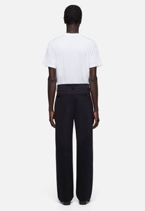 White Smoke מכנסיים ארוכים לגברים Pleated Trouser SEVEN FOR ALL MANKIND