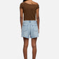 White Smoke MONROE LONG SHORTS ODE TO ג'ינס קצר SEVEN FOR ALL MANKIND