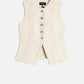 Antique White ווסט דנים לנשים Lady SEVEN FOR ALL MANKIND
