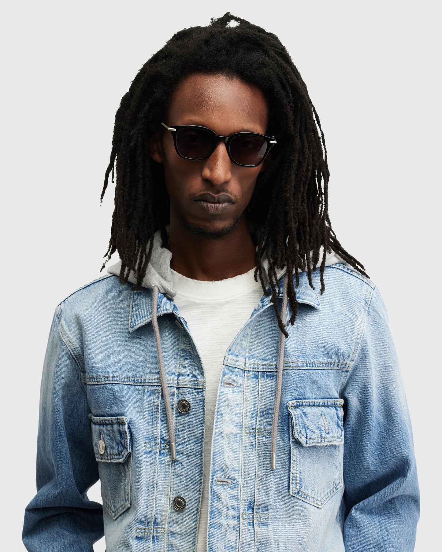 Dark Slate Gray משקפי שמש לגברים Minka ALLSAINTS