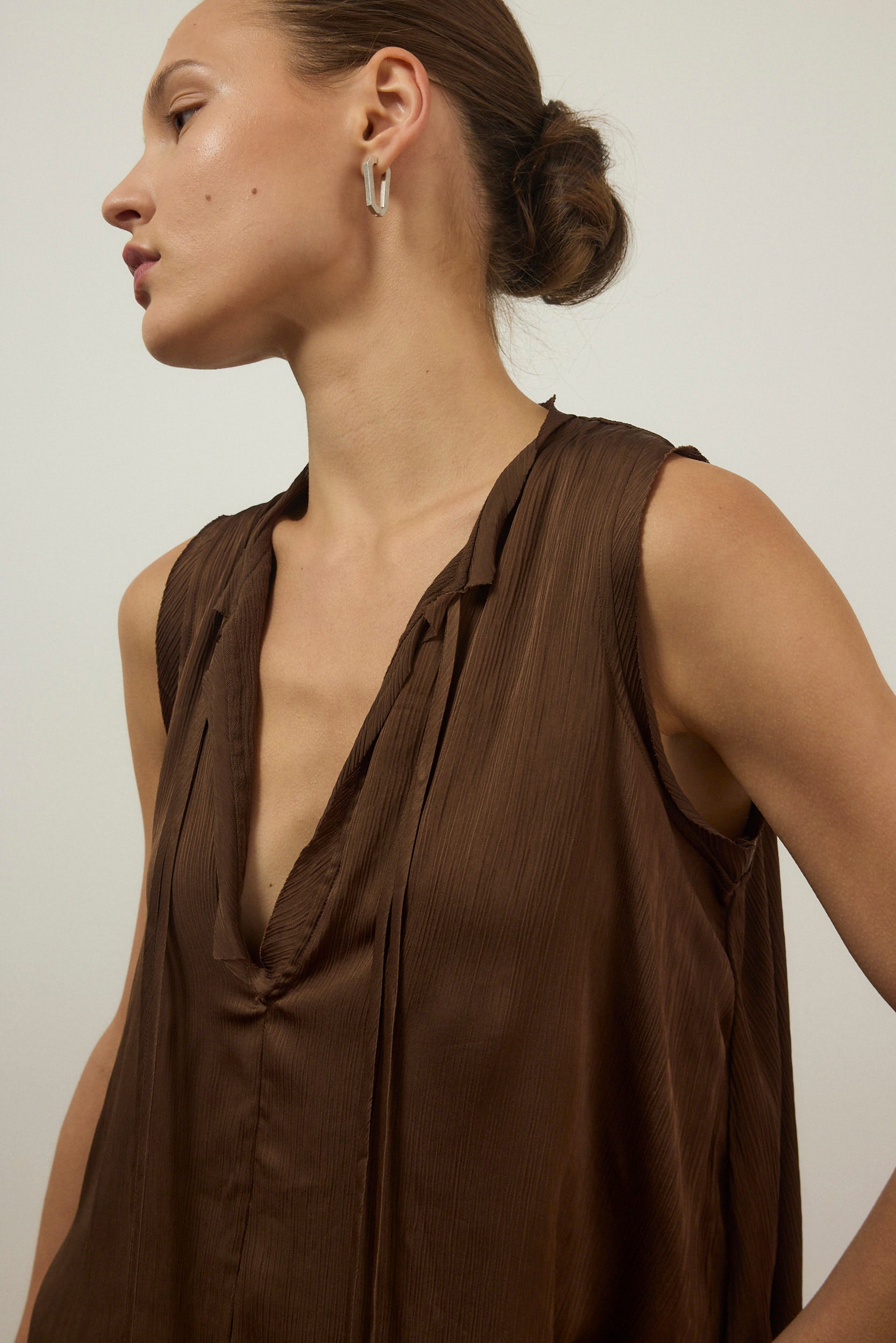 Black חולצה קצרה לנשים Athens PAPER