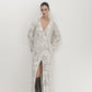 Light Gray שמלת מקסי לנשים Luna PAPER