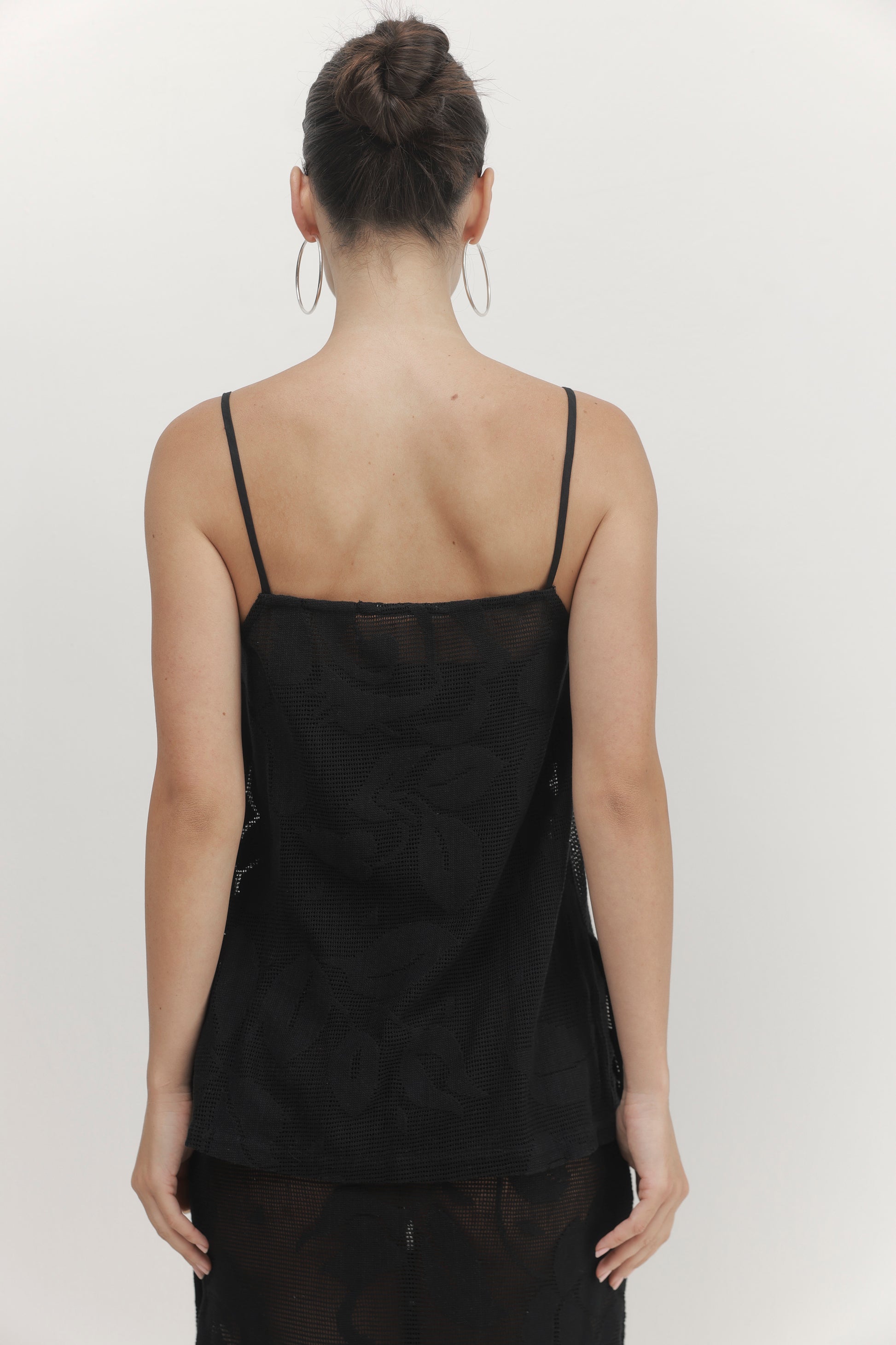 Black גופיה לנשים Mirage PAPER