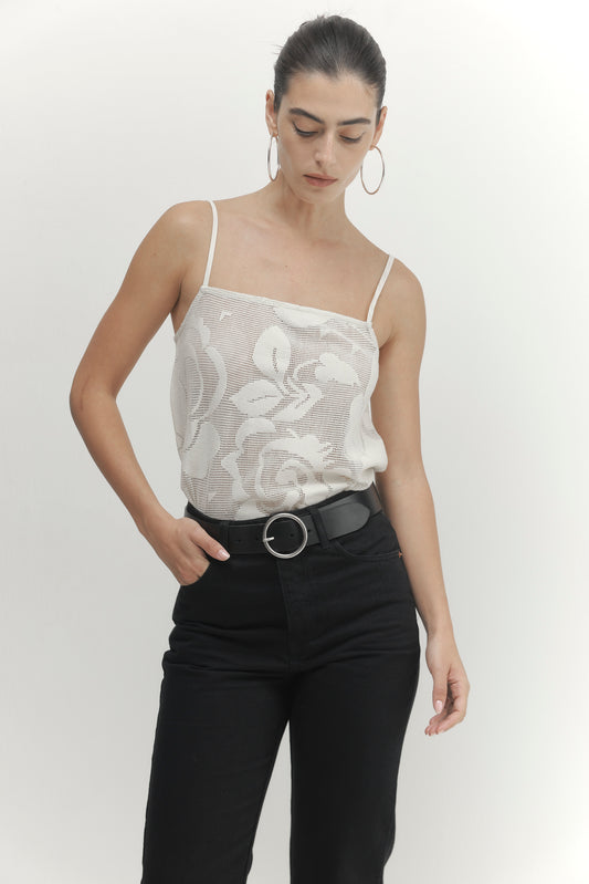 Light Gray גופיה לנשים Mirage PAPER