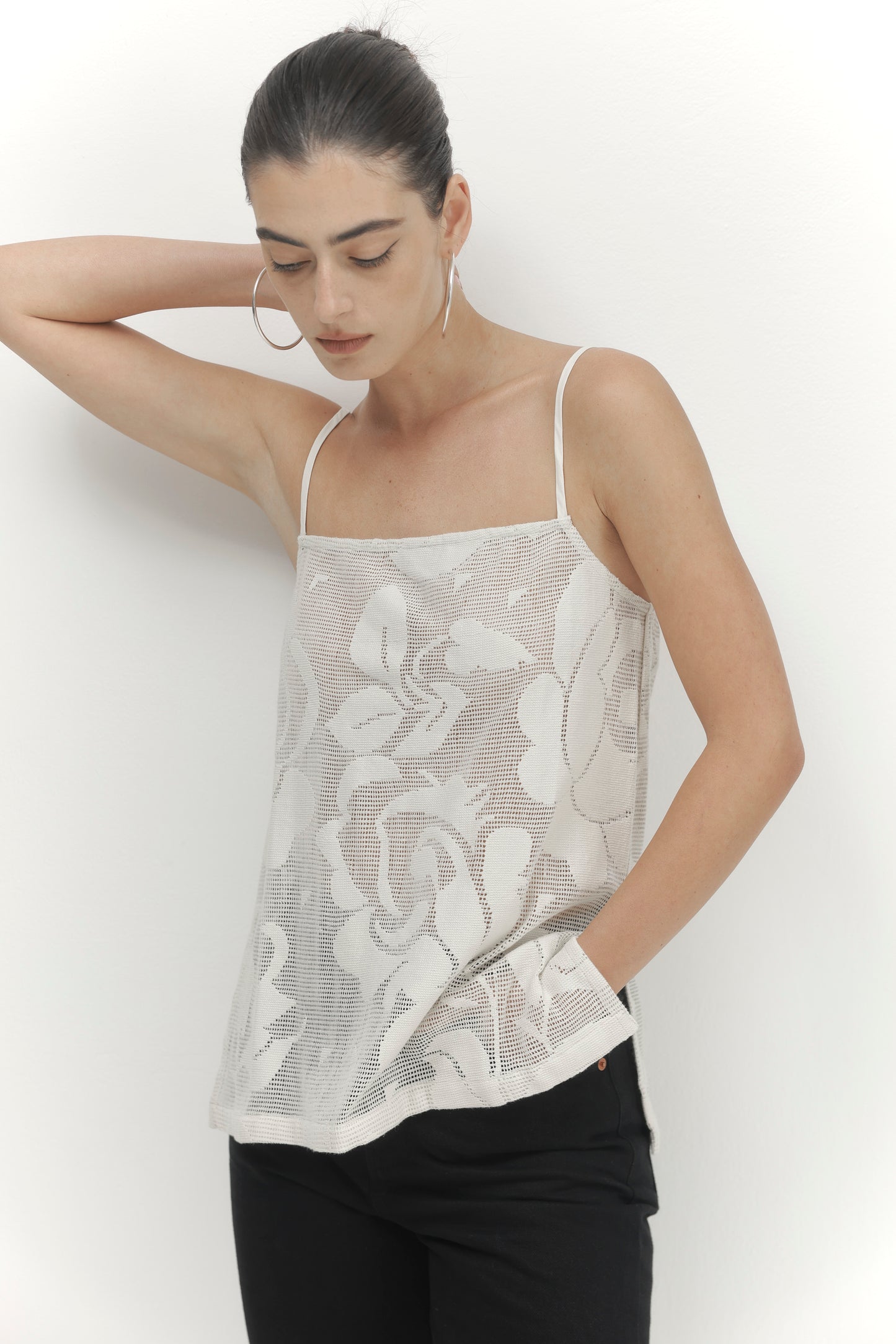 Light Gray גופיה לנשים Mirage PAPER