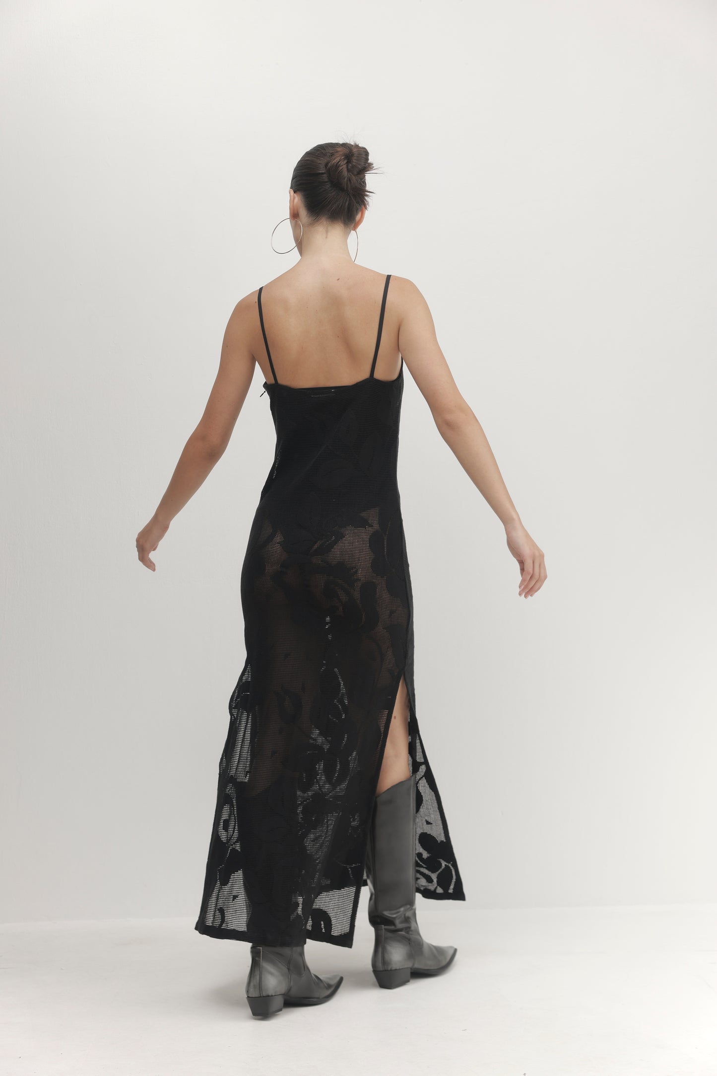 Light Gray שמלת מידי לנשים Oasis PAPER