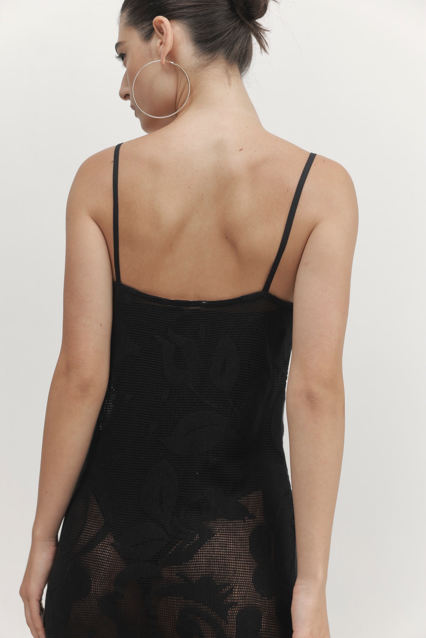 Black שמלת מידי לנשים Oasis PAPER