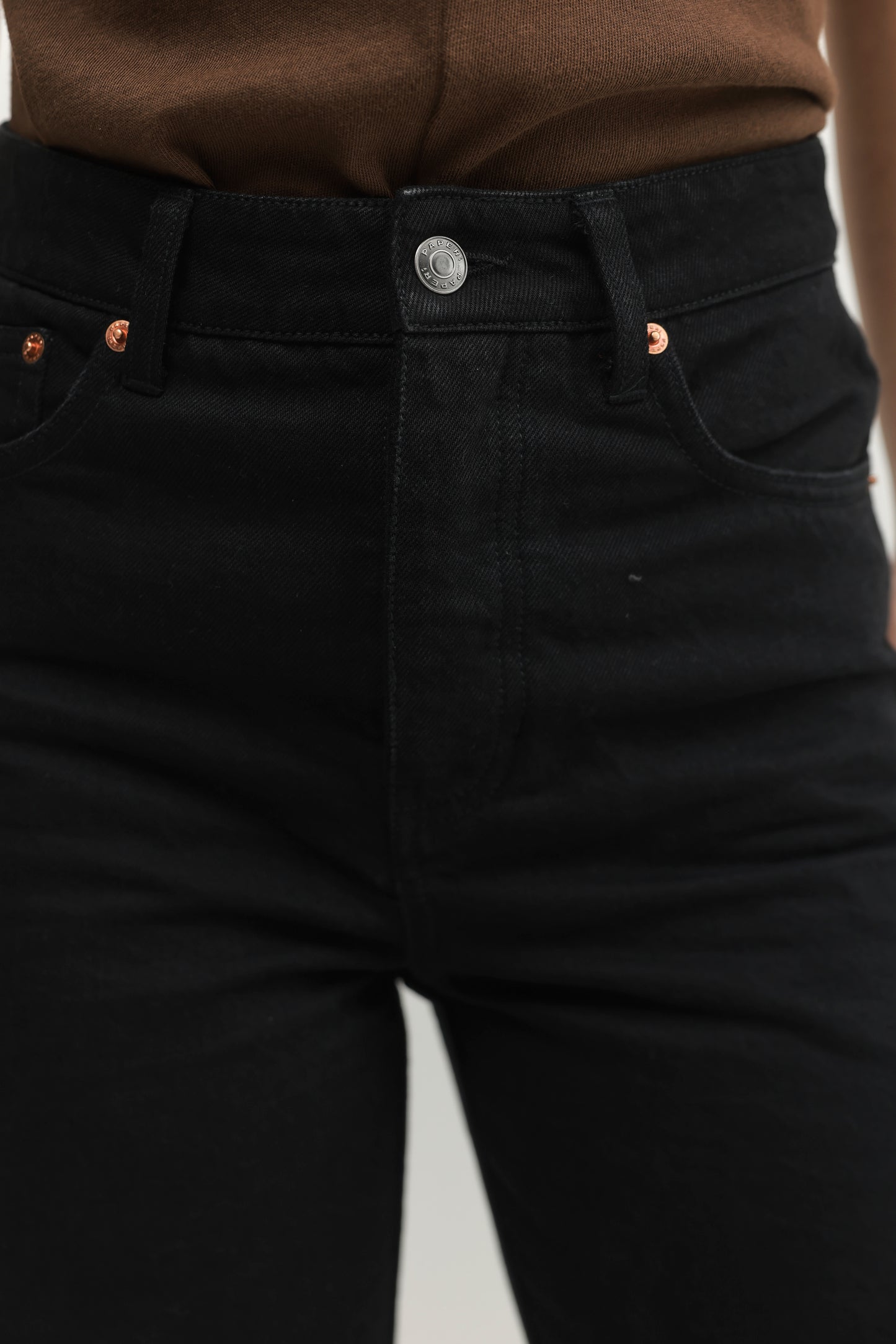 Black ג'ינס ארוך לנשים Seam – High Rise PAPER