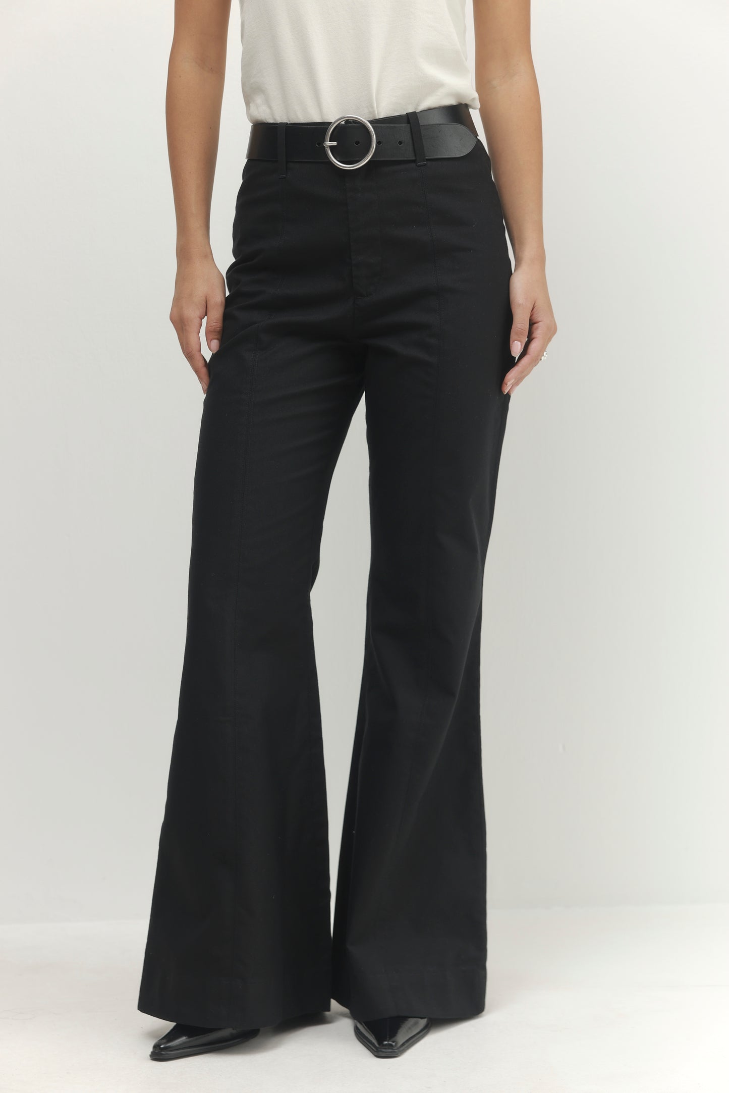 Dark Slate Gray מכנסיים ארוכים לנשים Oasis PAPER