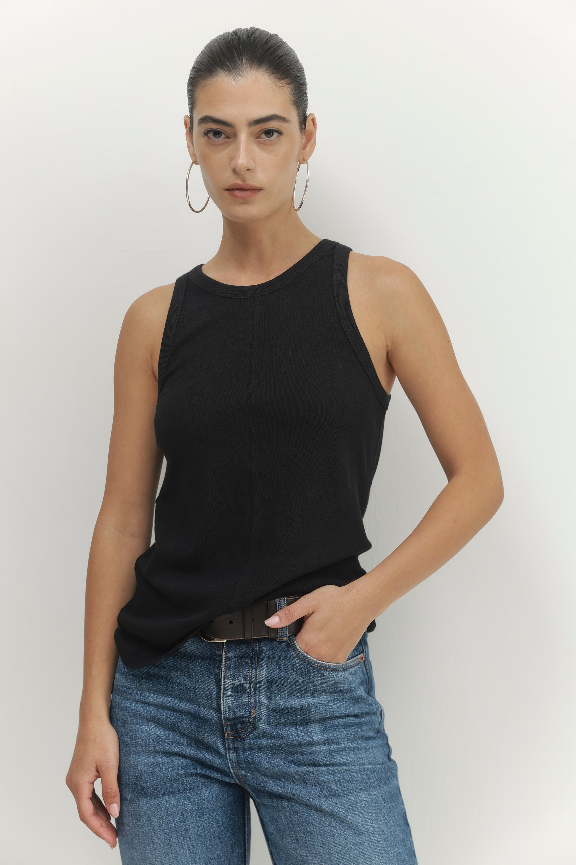 Dark Slate Gray גופיה לנשים Terra PAPER