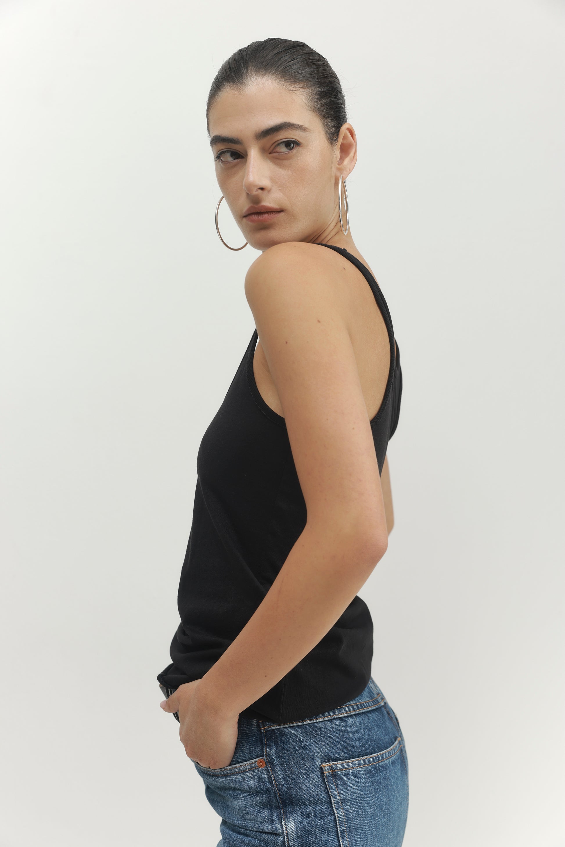 Light Gray גופיה לנשים Terra PAPER