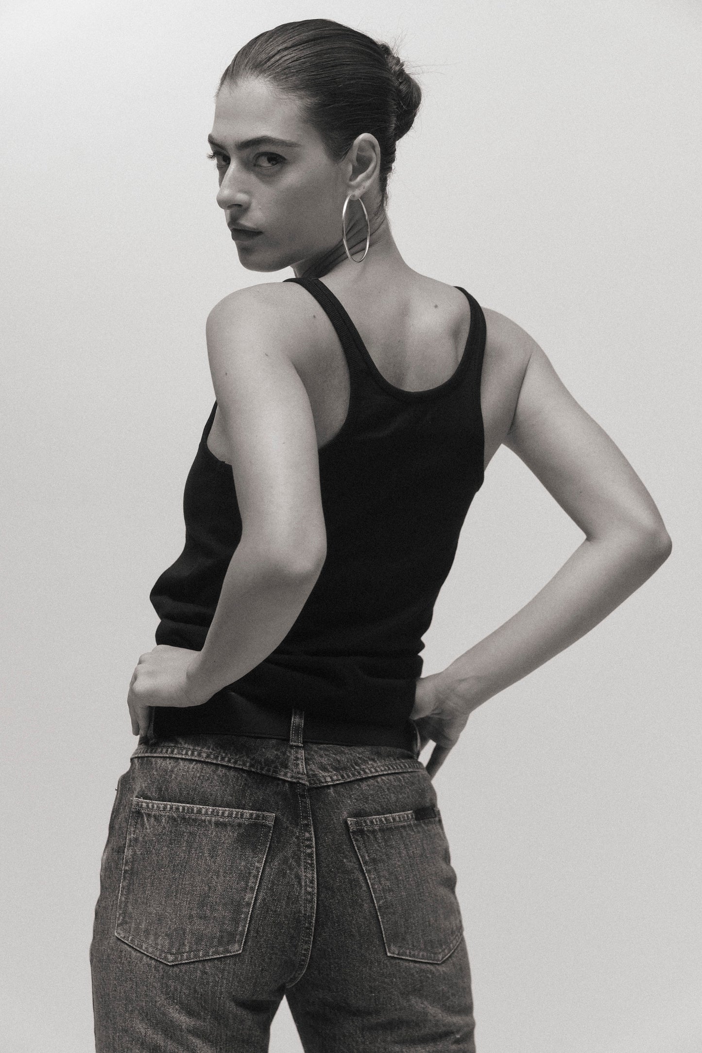 Light Gray גופיה לנשים Terra PAPER