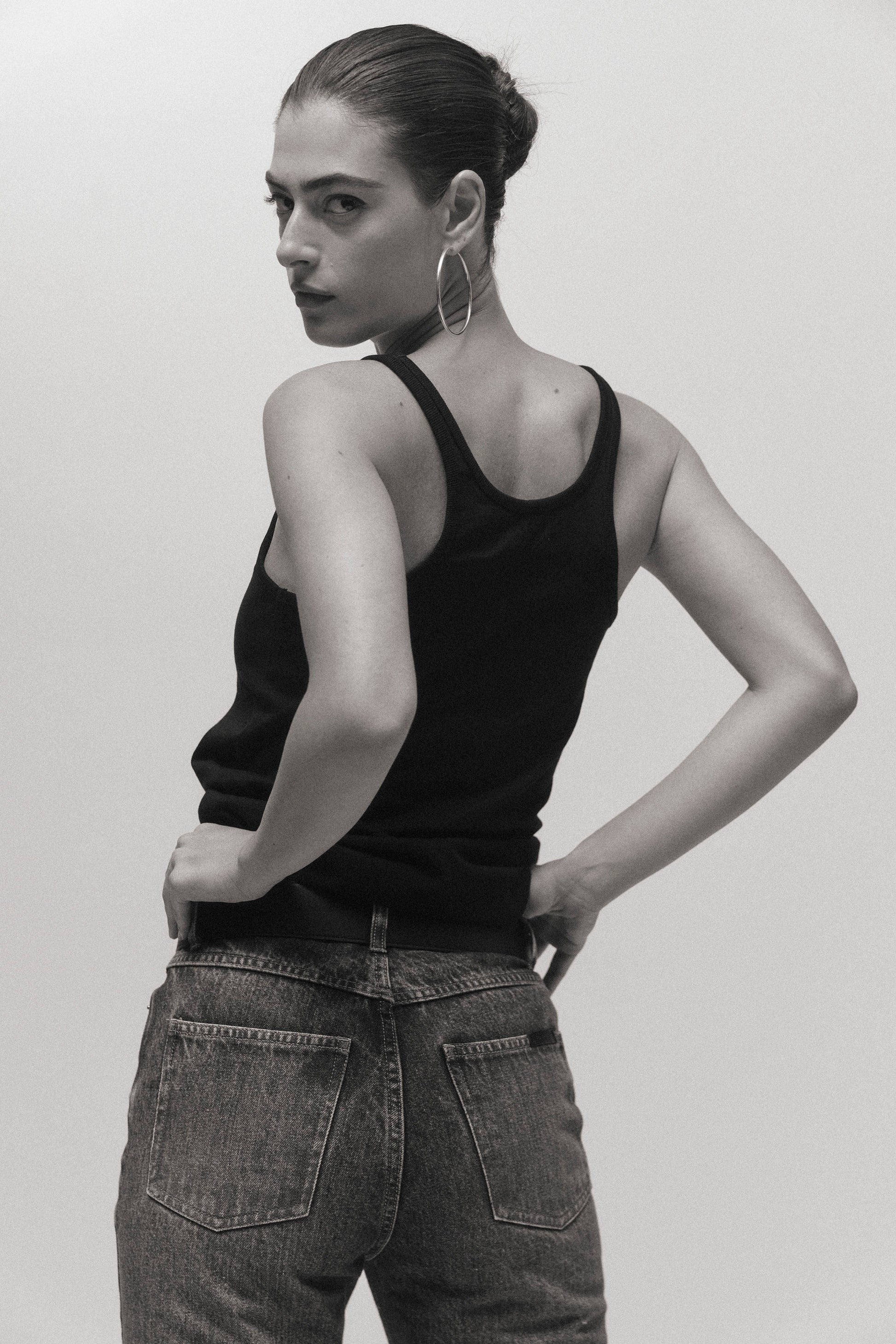 Light Gray גופיה לנשים Terra PAPER