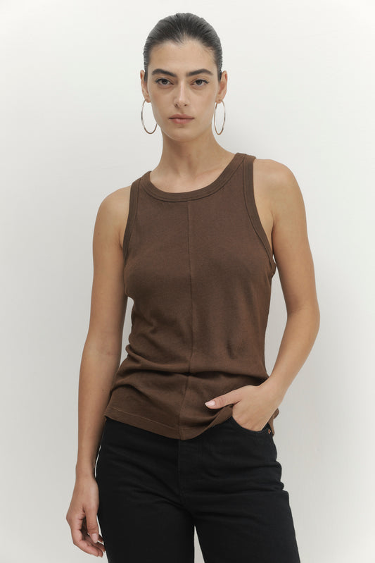 Dark Slate Gray גופיה לנשים Terra PAPER