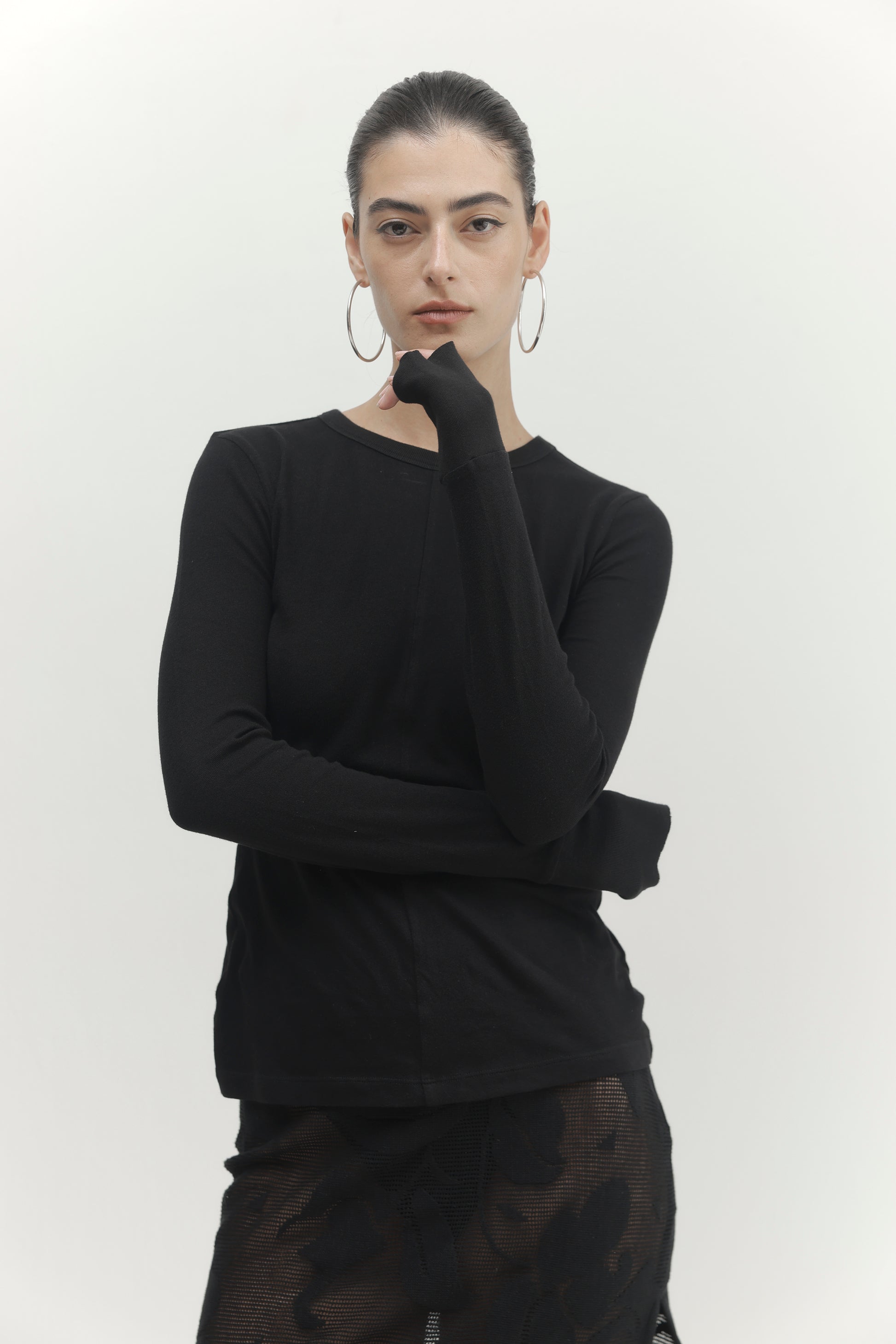 Antique White חולצה ארוכה לנשים Terra PAPER