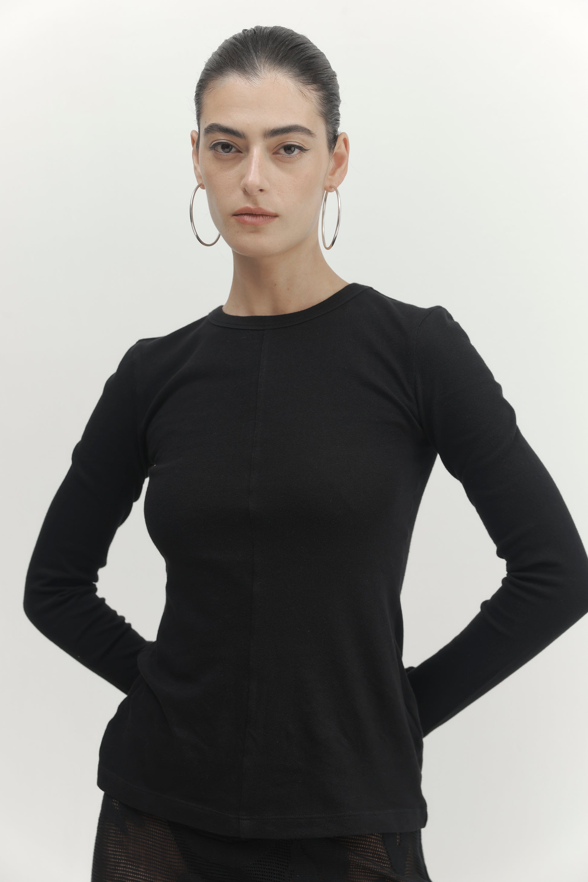 Light Gray חולצה ארוכה לנשים Terra PAPER