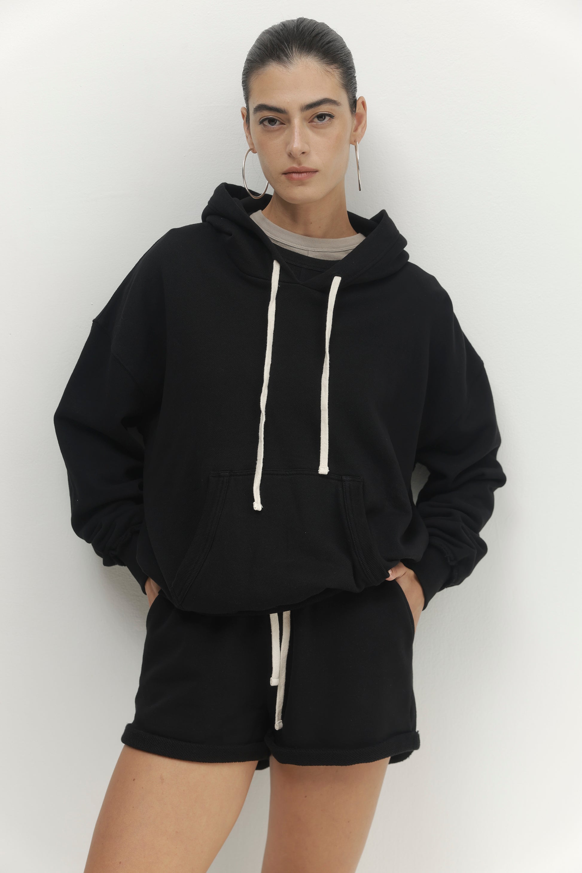 Light Gray קפוצ'ון לנשים Ore PAPER