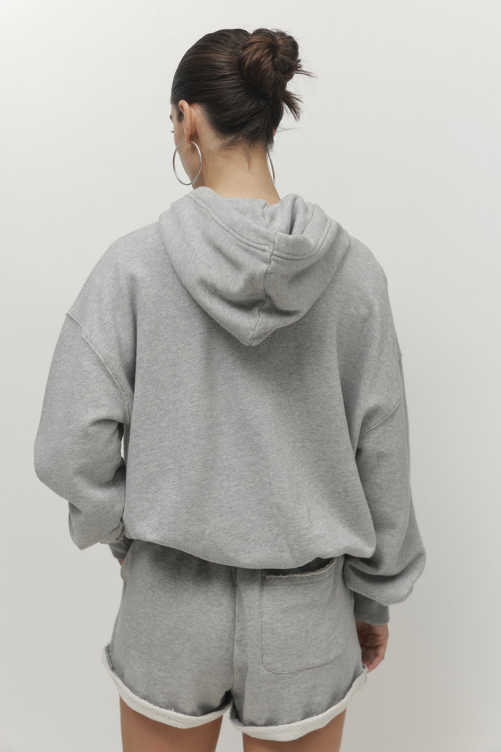 Gray קפוצ'ון לנשים Ore PAPER