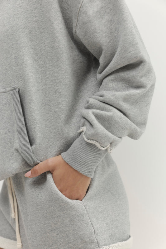 Dark Gray קפוצ'ון לנשים Ore PAPER