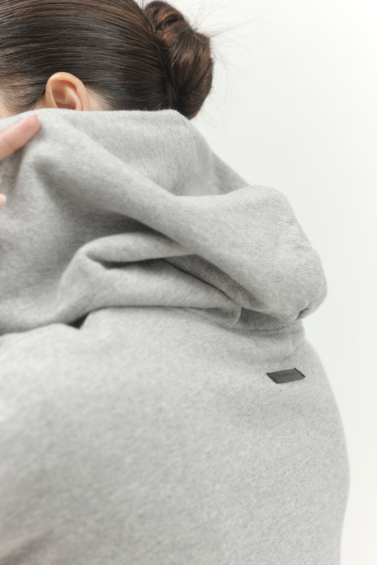 Light Gray קפוצ'ון לנשים Ore PAPER