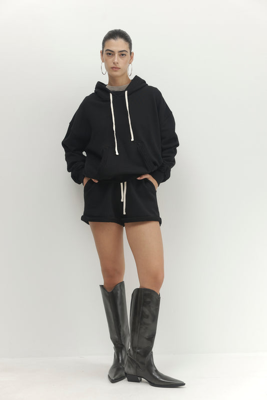 Light Gray מכנסיים קצרים לנשים Ore PAPER