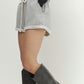 Light Gray מכנסיים קצרים לנשים Ore PAPER
