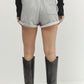 Light Gray מכנסיים קצרים לנשים Ore PAPER
