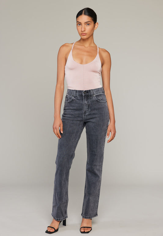 Gray ג'ינס ארוך לנשים Brooklyn PAPER