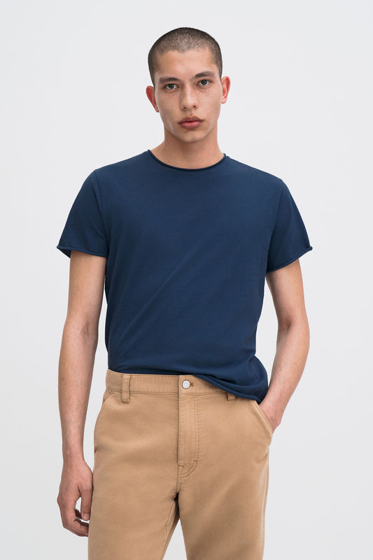 Dark Slate Gray טי שירט קצרה לגברים Roll FILIPPA K