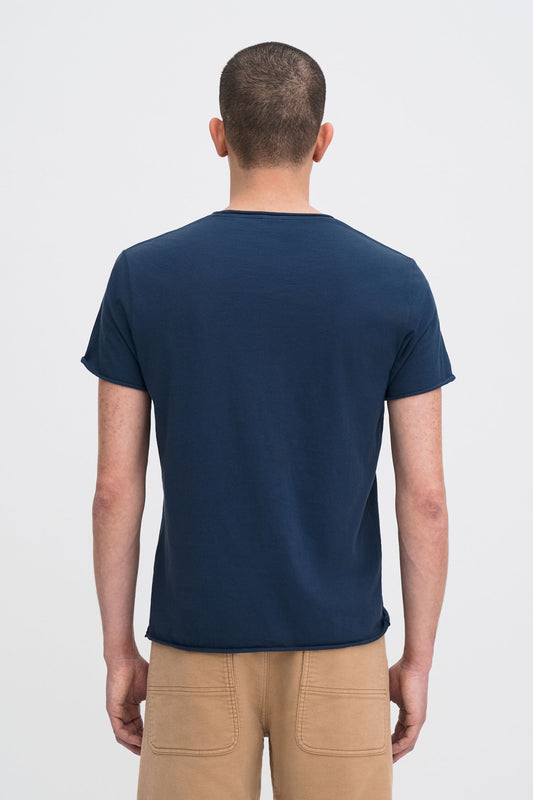 Light Gray טי שירט קצרה לגברים Roll FILIPPA K