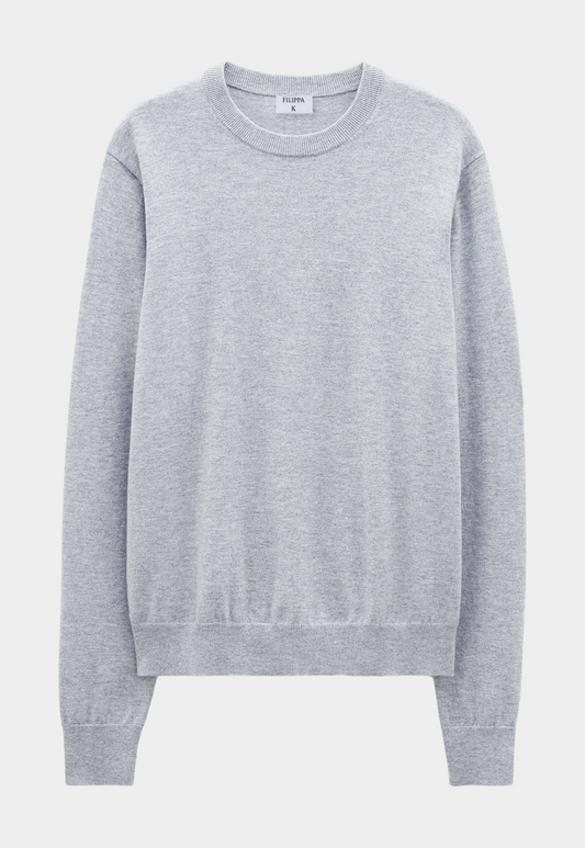 Light Gray סוודר לגברים Merino FILIPPA K