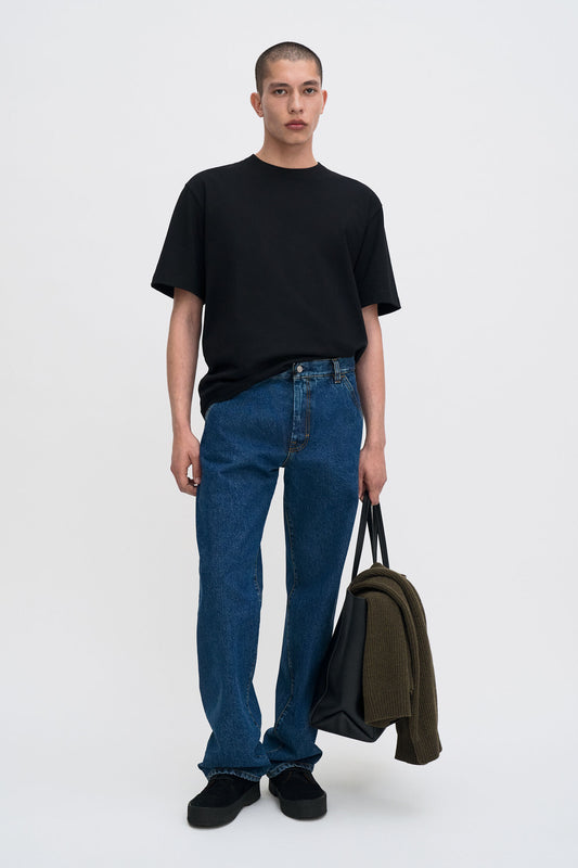 Dark Slate Gray טי שירט קצרה לגברים FILIPPA K