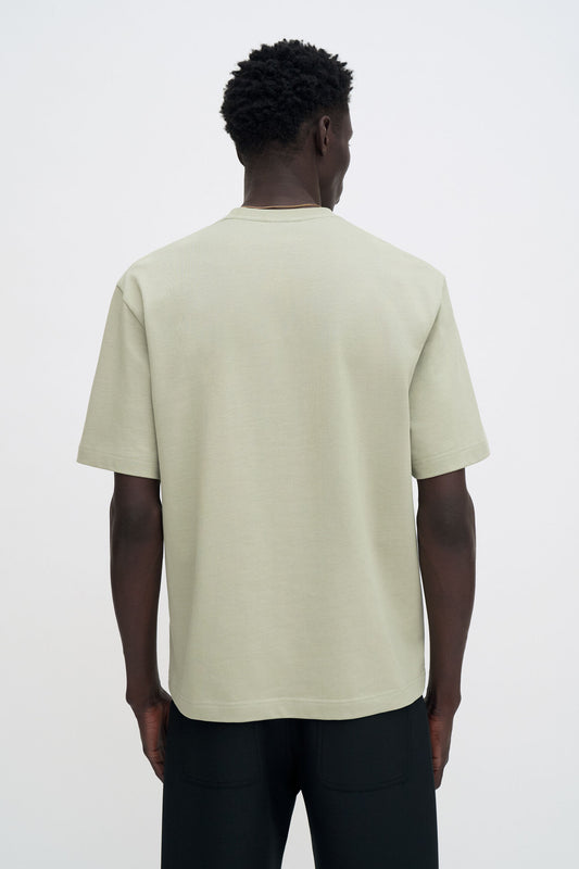 Light Gray טי שירט קצרה לגברים FILIPPA K